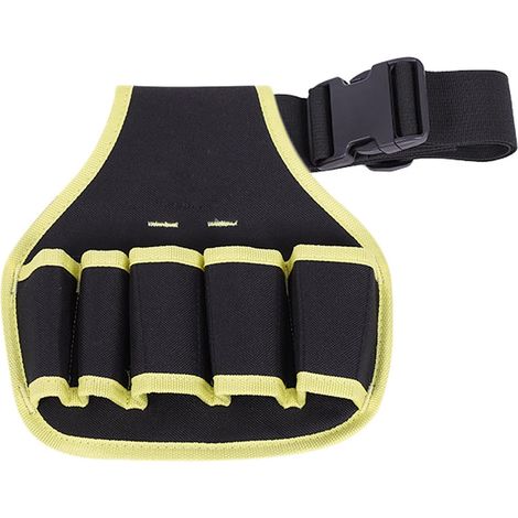 Ceinture à outils de jardinage multifonctionnel électricien outil taille Oxford sac de rangement en toile sac à outils de rangement jaune (1/3)