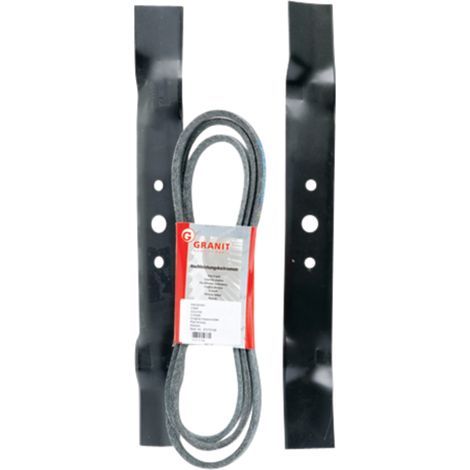 Juego de 2 cuchillos + correa JOHN DEERE GX20249 GX20072