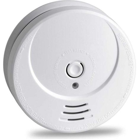Détecteur de Fumée GS506G - Photoélectrique - Pile au Lithium - Longue durée 10 années - Alarme Incendie