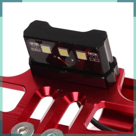 Support de plaque d'immatriculation de moto Support De Plaque D'immatriculation Moto Réglable En Aluminium auto support (1/5)