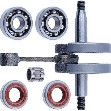Kit vilebrequin compatible STIHL FS120 FS200 FS250 débroussailleuse, roulements, joints, aiguille