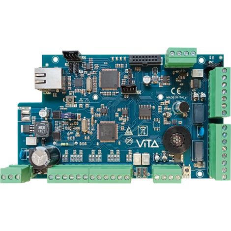 VITA 24 Zentraleinheit mit 8 Eingängen erweiterbar auf 24, fernverwaltbar über Cloud über integriertes LAN und 4G + APP - mit Videoverifikation und Videoanalyse