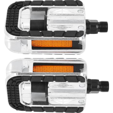 Pédale de Vélo à Tige en Acier à Haute Teneur en Carbone, Pliable Bidirectionnelle, pour Vélo de Route, Env.570g (1/5)
