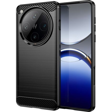 Custodia per Oppo Find X8 Pro, Carbonio, Nera (1/5)