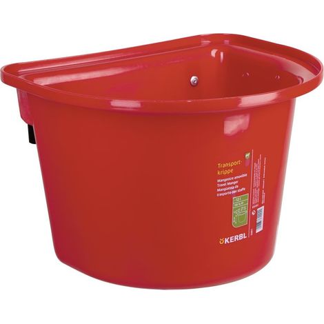 Alimentador de puerta sin asa de transporte - 12 litros de color rojo
