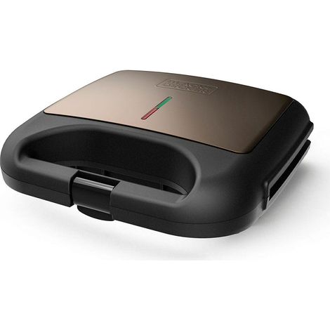 Black+Decker BXSA752E Sandwichmaker schwarz bronze 750W