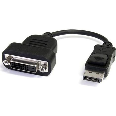 StarTech.com Aktiver DisplayPort auf DVI-D Adpater - DP zu DVI Single Link Konverter (Stecker/Buchse) - 1920x1200 - DisplayPort-Adapter - 20 cm (1/5)