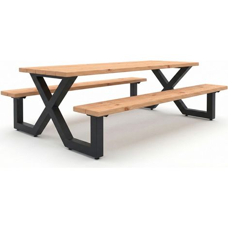 EXIT table de pique-nique X-235 - 8 personnes - 235 cm (1/5)