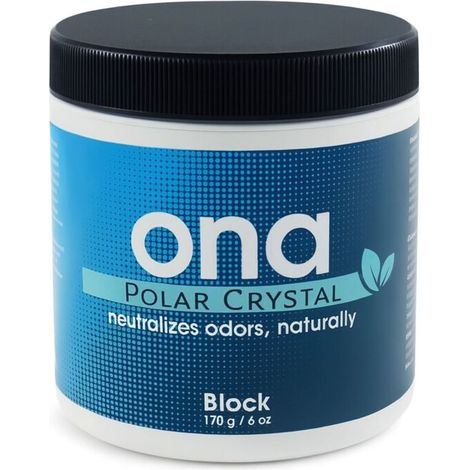 ONA Block Polar Crystal 170 g Geruchsneutralisierer Geruchsblock Raumluft (1/5)