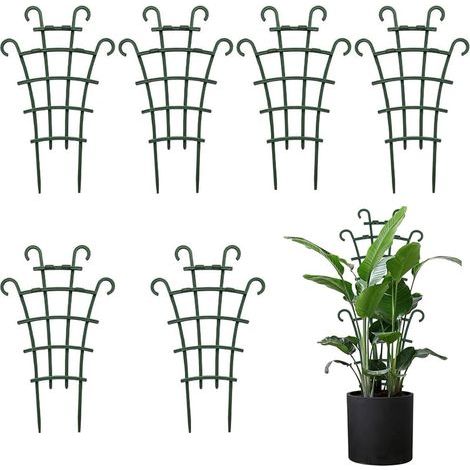 6 pcs Treillis pour Plantes Grimpantes, Exterieur Support Plante Grimpante,Supports pour Plantes de Jardin,Treillis de Jardin pour Plante pour Mini Vignes,Grimpantes (1/5)
