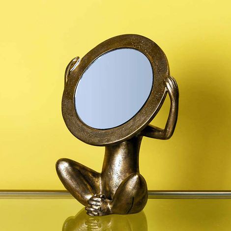 Miroir singe à poser 22x11x11cm