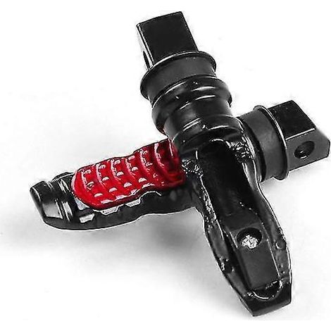 Universelle 2er-Packung Motorrad-Beifahrer-Fußrasten, Fußstützen, Roller-Fußrasten, Motorradpedal-Modifikation, Aluminium – C (1/5)