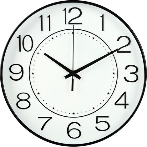 [8-inch 20cm] Modern Wall Clock, Battery Powered (Not Included), Wall Clock, Watch, Wall Clock, Clock Wall Watch, Suitable for Living Room/Bedroom/Kitchen/Office/Nursery Decoration, Simple Clock Decor (1/5)