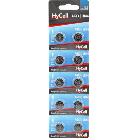 HyCell Alkaline Knopfzellen LR44 / LR1154 / AG13
