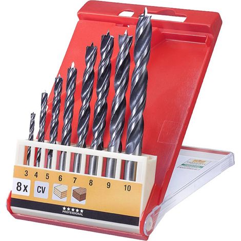 kwb 514100 punta per trapano Set di punte per trapano 8 pz (1/4)