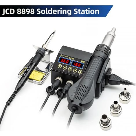 Station de soudage portable à air chaud numérique (220 V, norme européenne) pour la réparation de BGA (1/5)