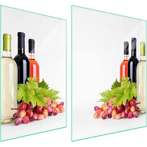 PIASTRA PROTETTIVA IN VETRO PER FORNELLO 70x52 VINO (1/5)