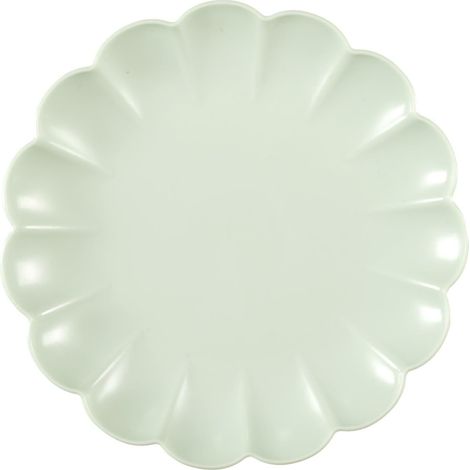 Piatto da dessert Iris, 20,5 cm, verde chiaro, in plastica PP. (1/3)