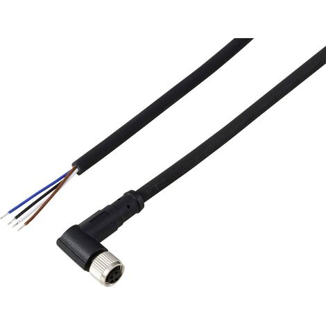 TRU COMPONENTS TC-13751828 Câble de raccordement M8 x 1 femelle, coudé 5 m Nombre de pôles: 4 1 pc(s) (1/3)