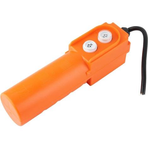 Ej.Life Interrupteur Etanche à Bouton-poussoir Suspendu de Palan de Commande Jaune pour Grue COB-61DR + Condensateur 220-380V 30uF (1/5)