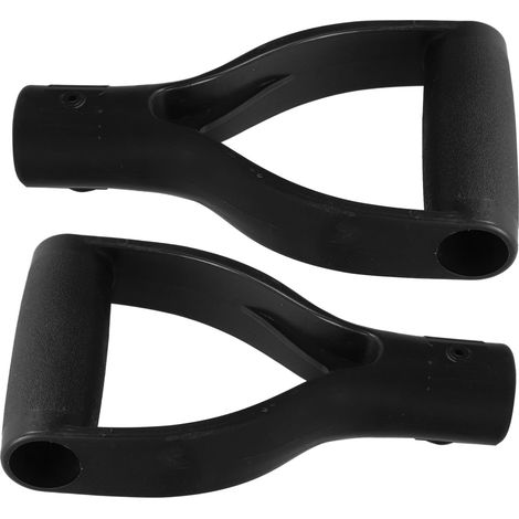 Lot de 2 manches de pelle à neige ergonomiques pour chasse-neige, camions et camping – Parfait pour toutes les saisons (noir) (1/5)