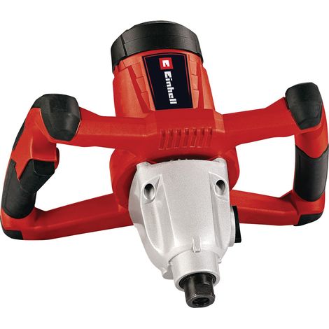 Einhell Mélangeur de peinture et de mortier TC-MX 1400-2 E (1400 W, Interrupteur blocable, Démarrage progressif, Porte-outils solide, tige M14)