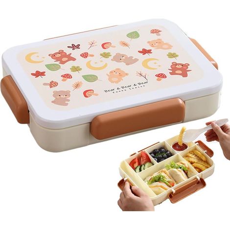 Boîte Repas Bébé Boîte À Déjeuner Réutilisable 5 Compartiments,Stockage (1/5)