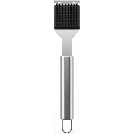 Brosse Barbecue, Brosse de Barbecue en Acier Lnoxydable avec Grattoir, 3 in 1 BBQ Brush, Accessoire Barbecue, Outil de Nettoyage avec Grattoir pour Tous Types de Barbecues (31cm) (1/5)