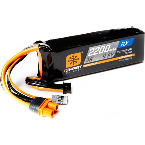 9.9V 2200mAh 3S Smart LiFe ECU Battery Pack: Universal Receiver IC3