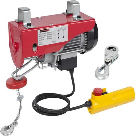 Trade Shop - Montacarichi Elettrico Paranco Sollevatore Argano Verricello 250/500 Kg1000 18mt -
