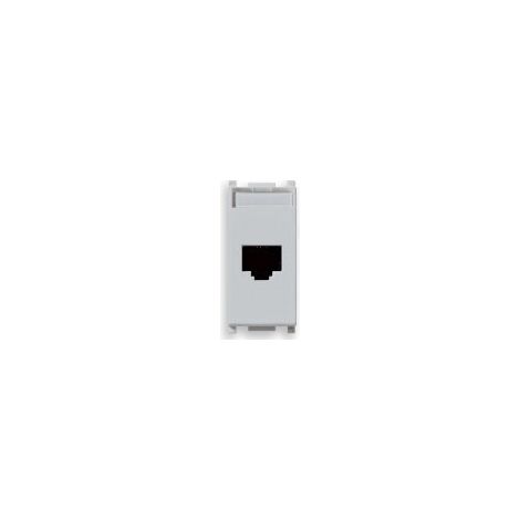Presa RJ45 Vimar Plana Silver Netsafe Cat5 UTP 14339.4.SL