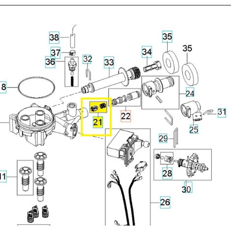 Pompe injecteur 1.6mm rondelle Husqvarna PW 450 460 480 490