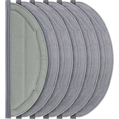 Lot de 6 Serpillires pour Roborock Q10 S5/S5+ Robot Aspirateur, Rutilisables et Lavables FOREHILL (1/5)