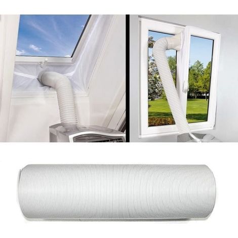 Tuyau Climatiseur mobile local 3 M PVC Tuyau d\'évacuation Flexible (Ø15CM) (1/4)