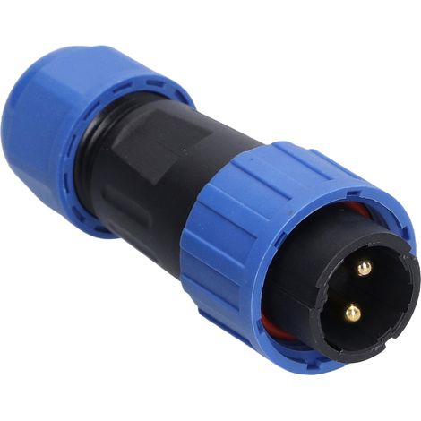 Connecteur Aviation IP68 Mâle-Femelle 2 Pôles 20A 250V LP16 sans Soudure