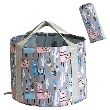Seau de bain de pieds pliable, bain de pieds de voyage portable, utilisation gratuite dans un rayon de 350 x 220 mm 43 mètres, seau pliable pour la pêche, le camping, la plage, le jardin, la randonnée (1/5)
