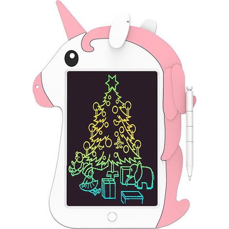 licorne Lcd Tableau D'criture Pour Fille, Plateau D'criture De 8,5 Pouces, Cran Color, Tableau Magique, Tableau Dessin, Jouet Ducatif, Cadeaux De (1/5)