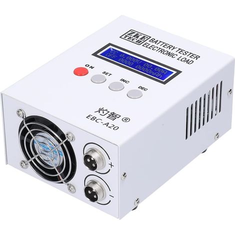 Testeur de charge de batterie EBC-A20 Testeur de batterie 3 0V 20A 85W Testeur de capacité de batterie plomb-lithium 5a recharge 20A Contrôle du logiciel de support de décharge (1/5)