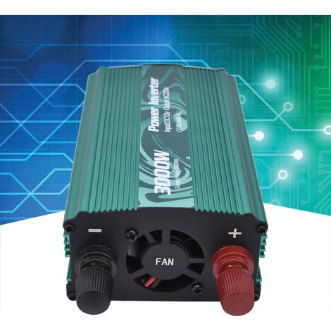 Convertisseur de Puissance Intelligent 3000W Onde Sinusoïdale Modifiée pour Réfrigérateur et Cuisinière à Induction 12V DC vers 220V AC (1/5)