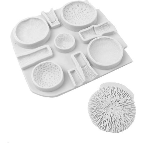 Grands Moules en Silicone Champignon pour Décoration de Gâteaux de Mariage et Pâtisserie (1/4)