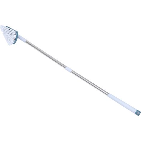 Brosse de Nettoyage pour Sol Salle de Bain à Manche Long Brosse Rigide Multifonctionnelle pour Coins Difficiles Accessoire Balai Pratique (1/5)