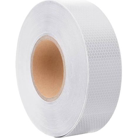 Bande réfléchissante Blanc 5 cmx50 m PVC vidaXL280688 (1/5)