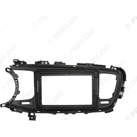 Compatible avec les Kia K5 (2013-2015) : panneau de navigation Android, panneau de mise à niveau du système audio, cadre grand écran polyvalent, écran gauche en titane de 9 pouces.