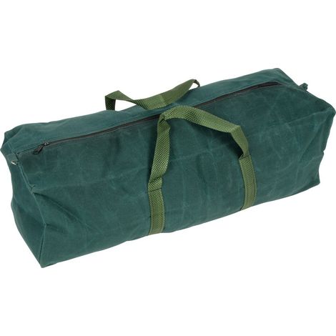 18"" HEAVY DUTY CANVAS TOOL BAG ZIPPED HOLDALL TOTE CADDY STORAGE BAG BOX NEW