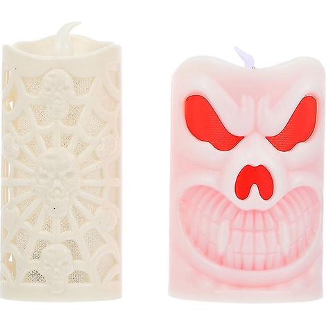 2 Stück Halloween-Kerzenlichter für Halloween-Dekorationen (1/3)