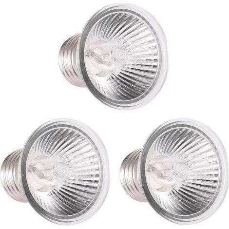 25W Chaleur Lampe UVA UVB Lampe De Réchauffement Ampoule De Chauffage, pour Reptiles Lézard Tortue Aquarium (Ampoule 3)-Ywey (1/4)