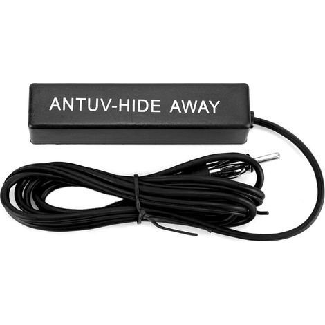 Black Enhanced Universal Hidden Car Stereo Radio Air Signal Antenna (1/5)