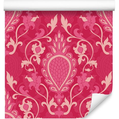 Carta da parati con bellissimi ornamenti colorati per soggiorno e camera da letto 50x1000 cm (1/5)