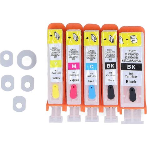 Cartouches d'encre PP rechargeables pour imprimantes PIXMA IP3600, IP4600, IP4700, MP540, MP550, MP560