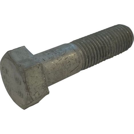 M20 x 80 mm Hex Bolt - Galvanised Mild Steel DIN931 (1/2)